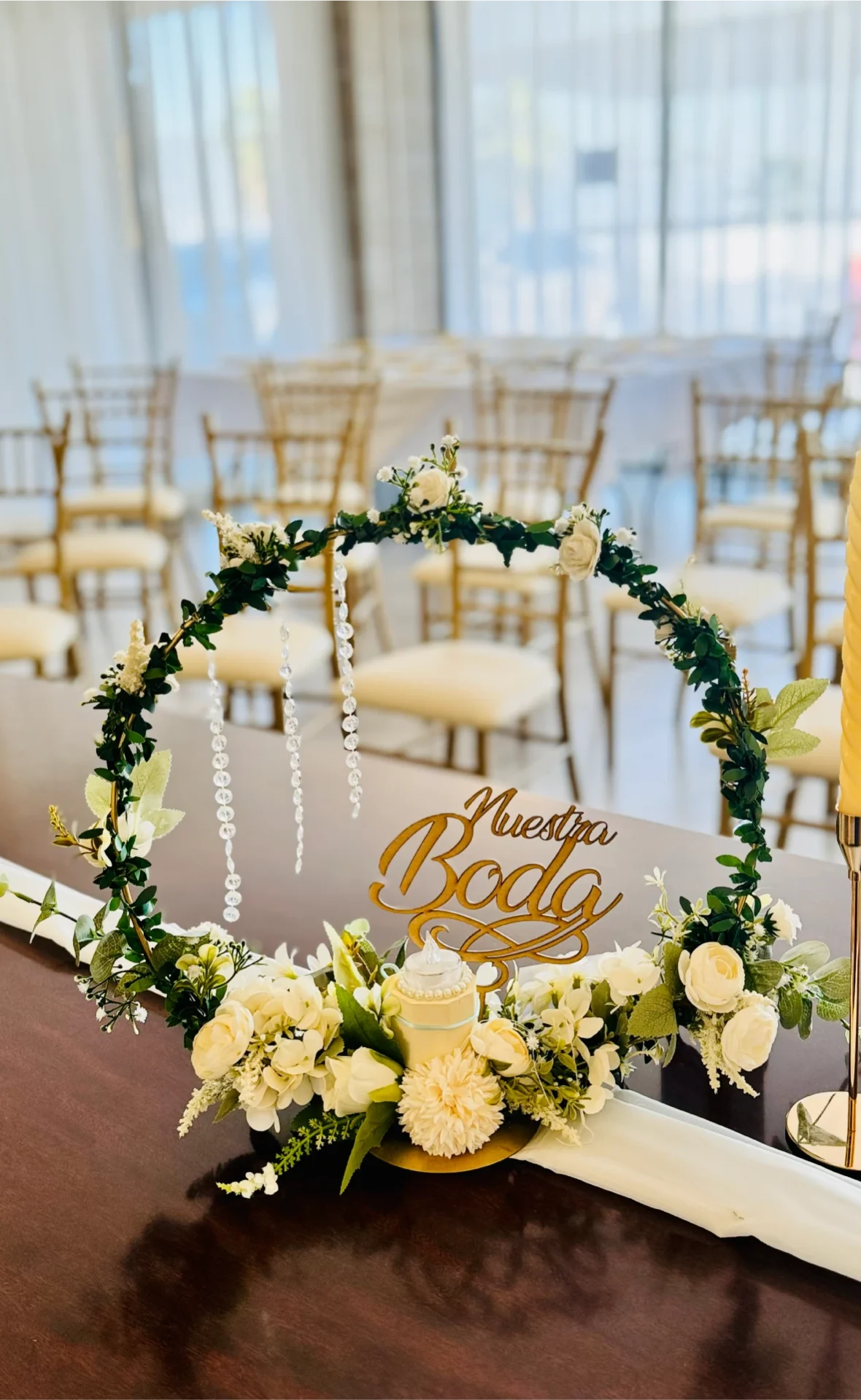 Arreglo para bodas en Salón de eventos índigo en Cumbres Monterrey