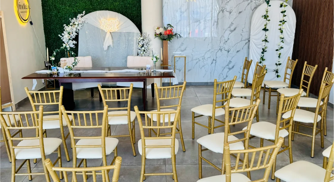 Interior del Salón de eventos índigo en Cumbres Monterrey, para boda civil
