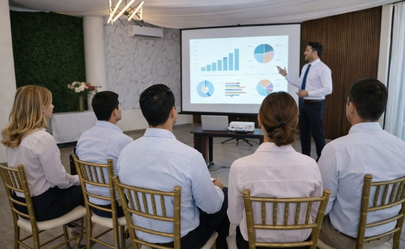 Reuniones de negocio pequeñas